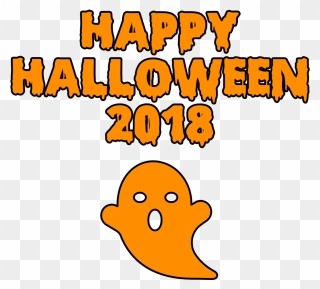 Transparent Happy Halloween Clip Art - Halloween Ghost Happy - Png Download