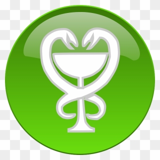 Snake, Cup, Button, Medicine, Logo, Snakes - Rx Snake Symbol Png Clipart