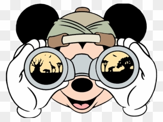 Clipart Mickey Mouse Safari - Png Download