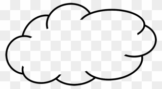 Cloud Outline Png Clipart - Transparent Background Gray Clouds Clipart Free