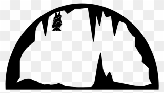 Logo-black - Bat Cave Png Clipart