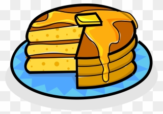 Vector Illustration Of Stack Of Breakfast Pancakes - Pancake Clip Art - Png Download