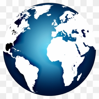 Globe World Map - Transparent Globe Png Clipart