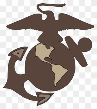 United States Marine Corps Eagle, Globe, And Anchor - United States Marine Corps Logo Svg Clipart