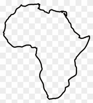 Africa Clipart - Easy To Draw Africa - Png Download