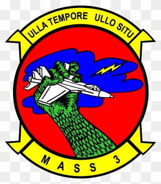 Mass-3 Squadron Insignia - Marine Air Support Squadron 3 Clipart