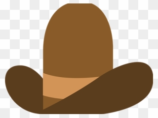 Cowboy Hat Clipart Crazy Hat - Cowboy Hat Transparent Background Cartoon - Png Download