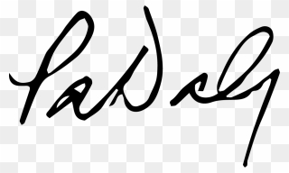 Signature Patdaly - Calligraphy Clipart