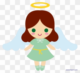 Svg Black And White Stock Angel Clip Art Sweet - Angel Clipart - Png Download