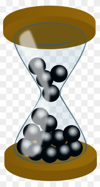 Hourglass Balls Glass - Animated Hourglass Clipart - Png Download