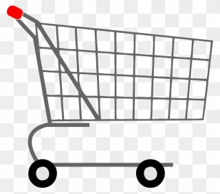 Transparent Background Shopping Cart Clipart - Png Download