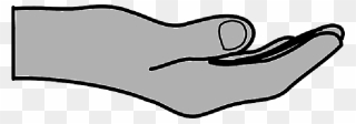 Computer, Icon, Hand, Help, Color, Grey, Sharing Clipart