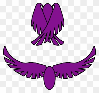 Leaf,purple,violet - Open And Closed Wings Clipart
