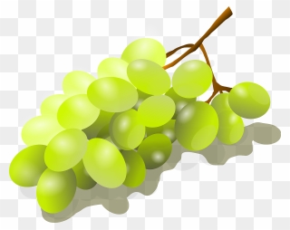 Green Grapes Clipart - Png Download