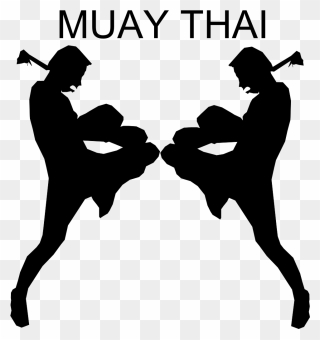 Muay Thai Kickboxing Svg Clip Arts - Muay Thai Vetor Png Transparent Png