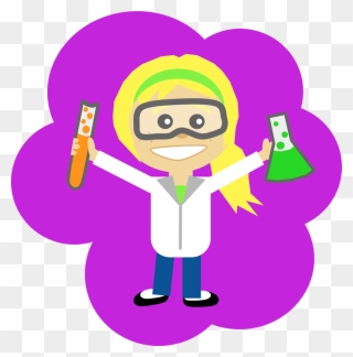 Science Girl With Ponyta - Science Clipart Safety Glasses - Png Download