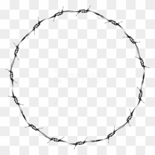 Free Png Download Wire Round Border Transparent Clipart - Barbed Wire Circle Png