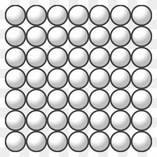 Clipart - Maths Material Beads Clipart Black And White - Png Download
