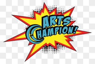 Arts Champ Blast - Emblem Clipart