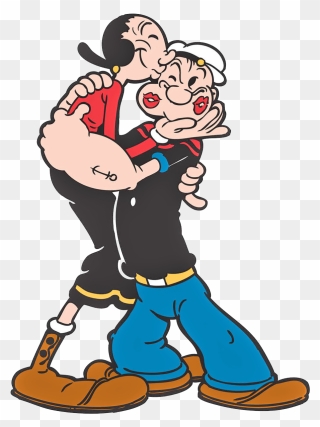 Popeye & Olive Clipart