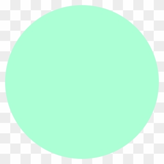 ✨  #mint #plain #green #pastel #circle #color #colour - Circle Clipart