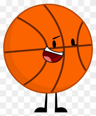 Deflated Basketball Clipart Clip Black And White Download - Object Havoc Characters - Png Download