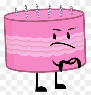 Transparent Birthday Cake No Candles Clip Art - Object Invasion Cakey - Png Download