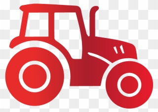 Cute Tractor Clipart Black And White - Png Download
