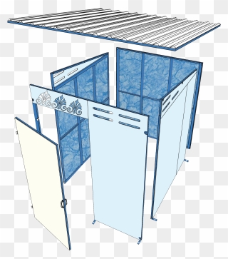 Final Shelter Drawing - Table Clipart