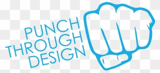 Transparent Punching Clipart - Punch Through Design - Png Download