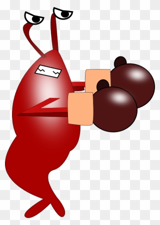 Boxing Turkey Clipart Banner Royalty Free Library Clipart - Mantis Shrimp With Boxing Gloves - Png Download