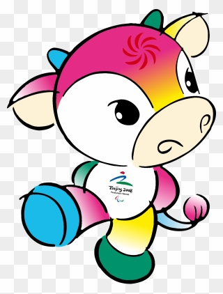 Beijing 2008 Paralympic Mascot Clipart