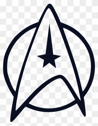 Starfleet Logo Png Transparent & Svg Vector - Star Trek Logo Transparent Clipart