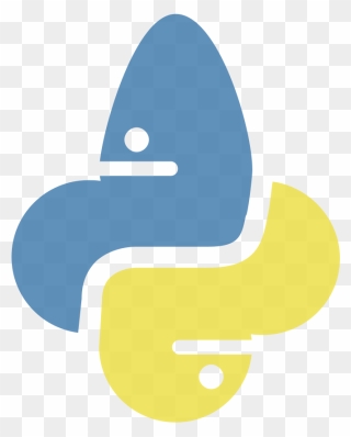 Python Logo Clipart Blue Snake - Travis Ci Python Logo - Png Download