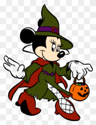 Disney Clipart Halloween - Halloween Cartoon Disney Witch - Png Download