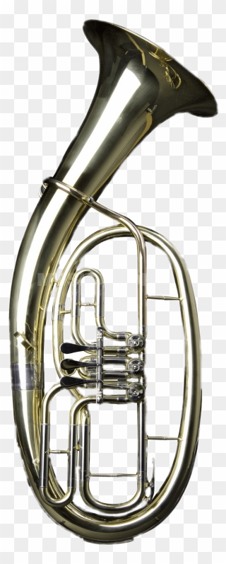 Brass Tenor Horn Transparent - Tenor Horn Clipart