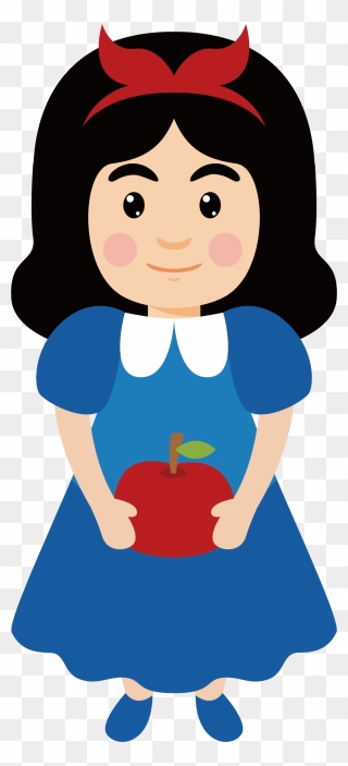 Snow White Clipart Toddler - Little Red Riding Hood All Character - Png Download