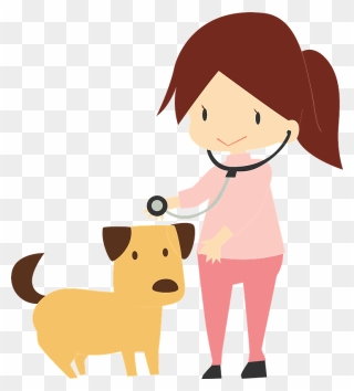 Veterinary Physician Dog Clipart - 獣 医師 イラスト 無料 - Png Download