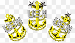 Navy Chief Anchors Clipart 1 - Us Navy Chief Anchors - Png Download