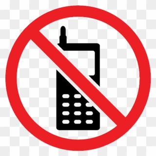 No Cell Phone - Never Use Mobile Phone While Driving Clipart