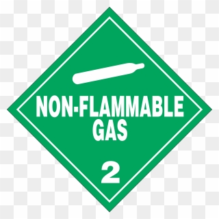 Flammable Sign - Clipart Best - Non Flammable Gas 2 Vector - Png Download