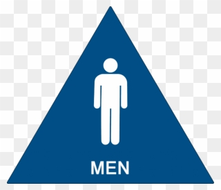 Ca Title 24 Men"s Ada Restroom Signs - Mens Restroom Sign Clipart