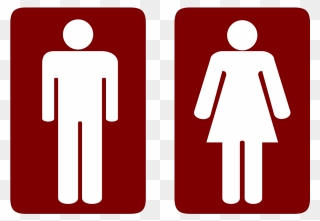 Male And Female Toilet Signs Clipart