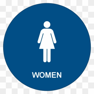 Ca Title 24 Women"s Ada Restroom Signs - Braille Restroom Signs Clipart