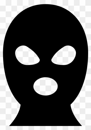 Criminal Clipart Masked Robber - Cartoon Mask Transparent Background - Png Download