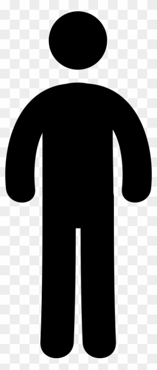 Standing Up Man Icon Clipart