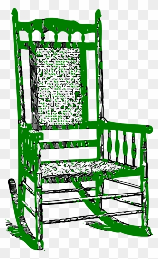 Rocking Chair Furniture - Worry Is Like A Rocking Chair Quote Clipart