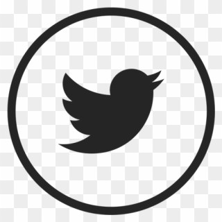 Twitter Logo Monochrome Png - Black And White Twitter Logo Png Clipart