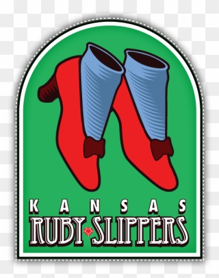 Kansas City Ruby Slippers Logo By Garald4 On Clipart - Poster - Png Download
