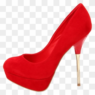 Orange Clipart Shoes - Red Women Shoes Png Transparent Png